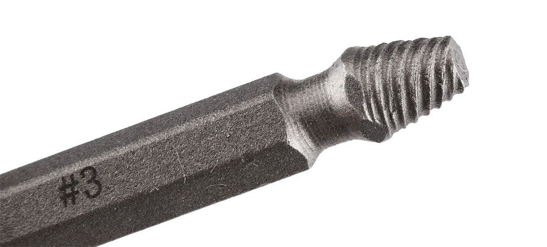Obojstranné vyťahovače skrutiek na zlomené skrutky alebo poškodené zásuvky, sada 4 ks. od GRAPHITE nájdeš na naravis.sk