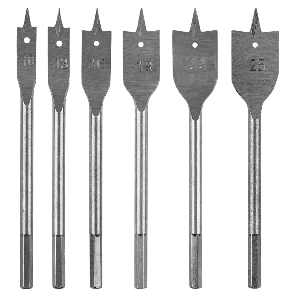 Čepeľové vrtáky do dreva: 10,13,16,19,22,25 mm, sada 6 ks. od GRAPHITE nájdeš na naravis.sk