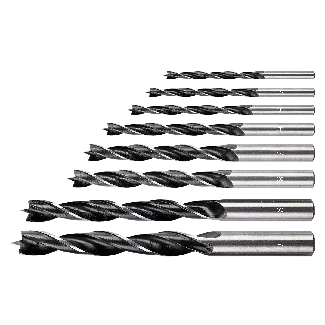 Sada vrtákov do dreva: 3, 4, 5, 6, 7, 8, 9, 10 mm, 8 kusov od GRAPHITE nájdeš na naravis.sk