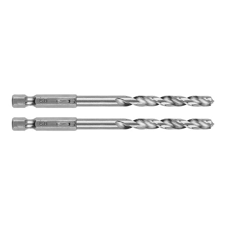 Šesťhranný vrták do kovu 6,0 mm, 2 ks. od GRAPHITE nájdeš na naravis.sk