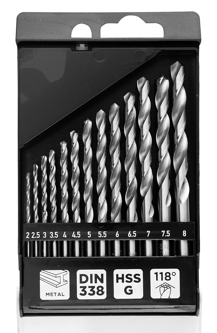 Vrtáky do kovu HSS-G, 2 - 8 mm, sada 13 ks. od GRAPHITE nájdeš na naravis.sk