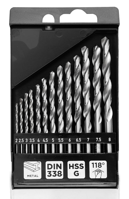 Vrtáky do kovu HSS-G, 2 - 8 mm, sada 13 ks. od GRAPHITE nájdeš na naravis.sk