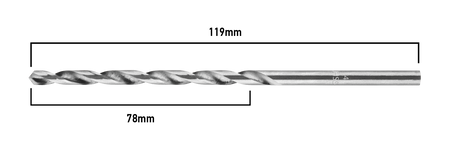 Vrták do kovu HSS, DIN 340, výsuvný, 4 mm od GRAPHITE nájdeš na naravis.sk