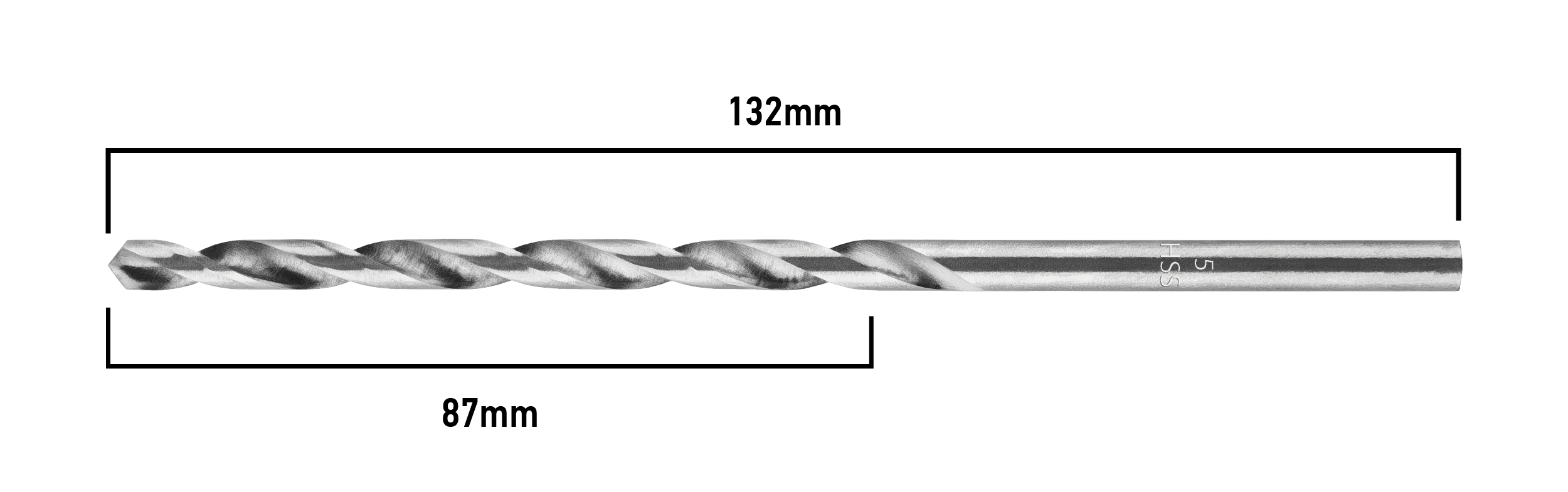 Vrtáky do kovu HSS, DIN 340, výsuvné, 5 mm od GRAPHITE nájdeš na naravis.sk