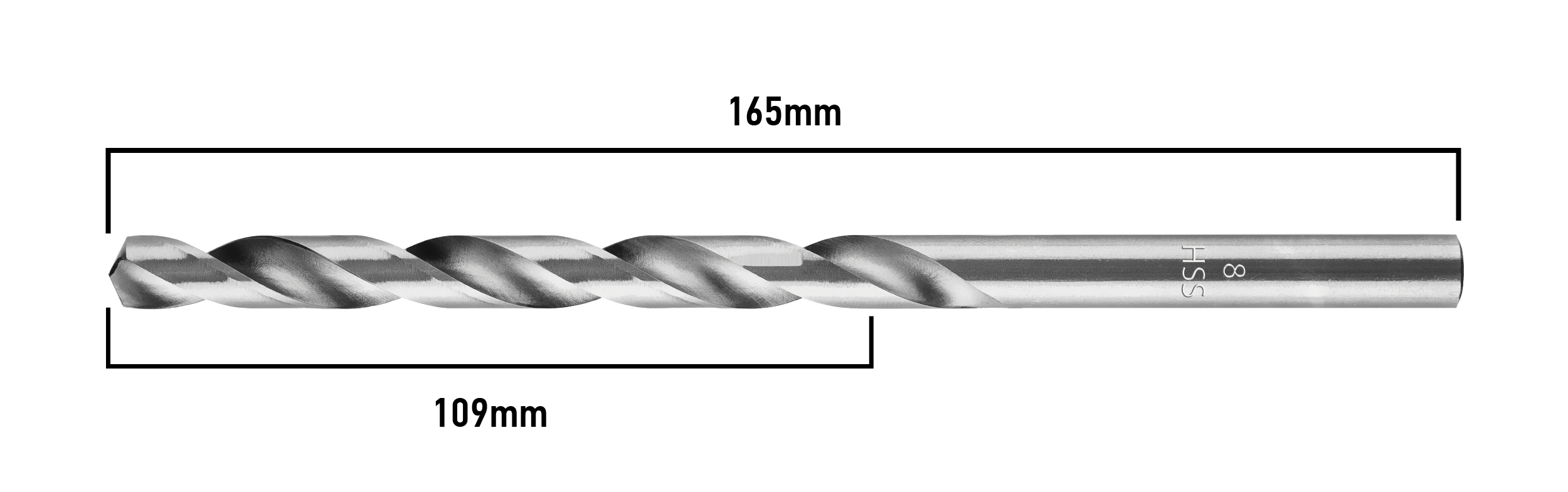 Vrták do kovu HSS, DIN 340, predĺžený, 8 mm od GRAPHITE nájdeš na naravis.sk