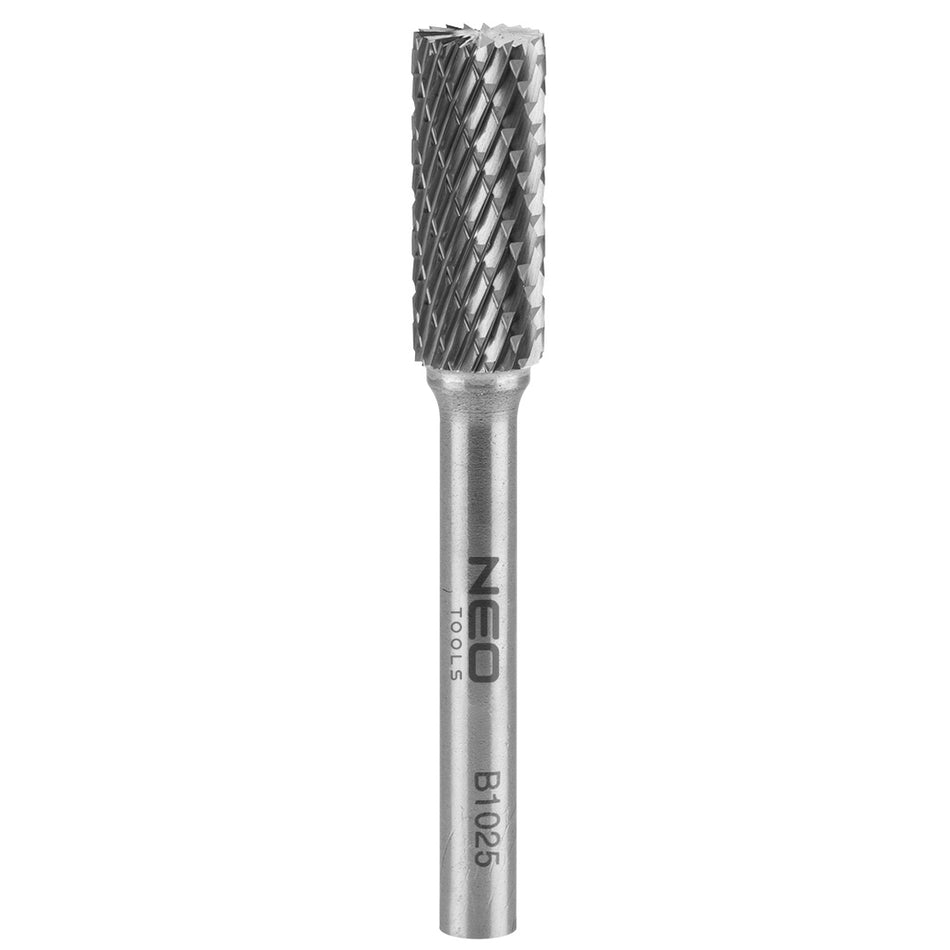 Fréza na kov HM, typ B (valcová s hornými frézami), 10 x 25 mm, stopka 6 x 45 mm od NEO TOOLS nájdeš na naravis.sk