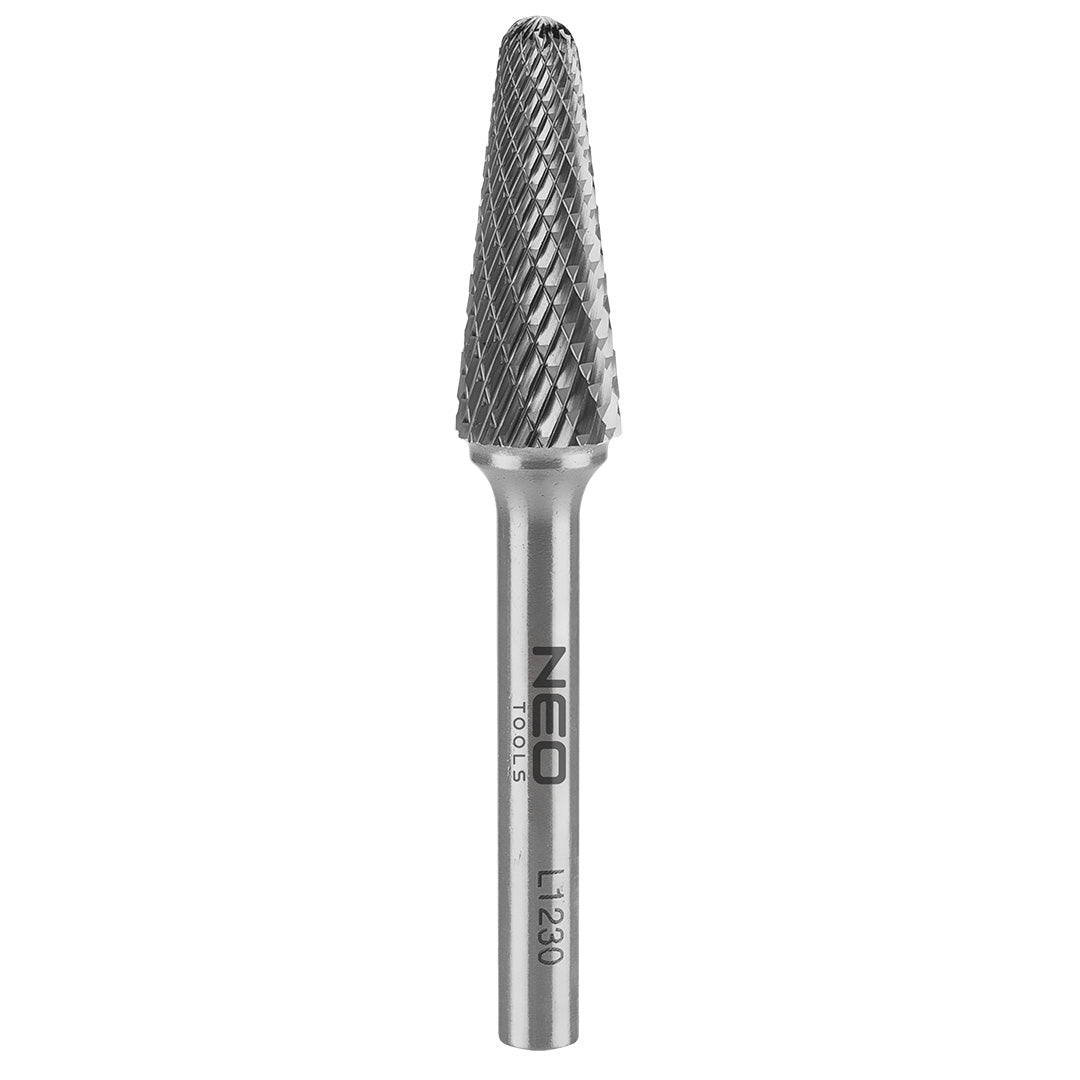 HM fréza na rezanie kovov, typ L (kužeľ), 12 x 30 mm, stopka 6 x 45 mm od NEO TOOLS nájdeš na naravis.sk