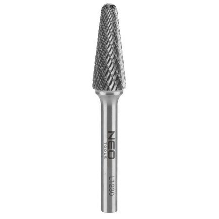 HM fréza na rezanie kovov, typ L (kužeľ), 12 x 30 mm, stopka 6 x 45 mm od NEO TOOLS nájdeš na naravis.sk