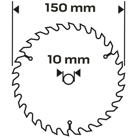 Pilový kotúč, šírka 150 x 10 mm, 1,6 mm , 24 zubov, Energy+ od NEO TOOLS nájdeš na naravis.sk