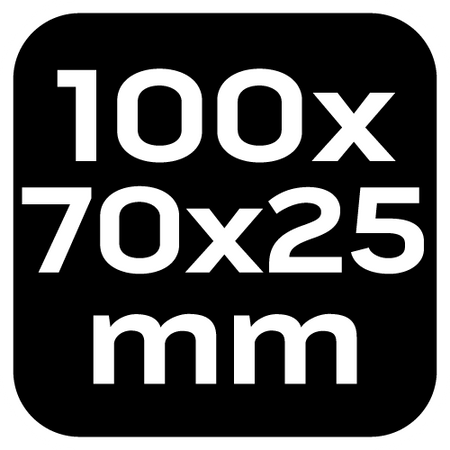 Brúsna špongia 70 x 25 x 100 mm, K120 od NEO TOOLS nájdeš na naravis.sk