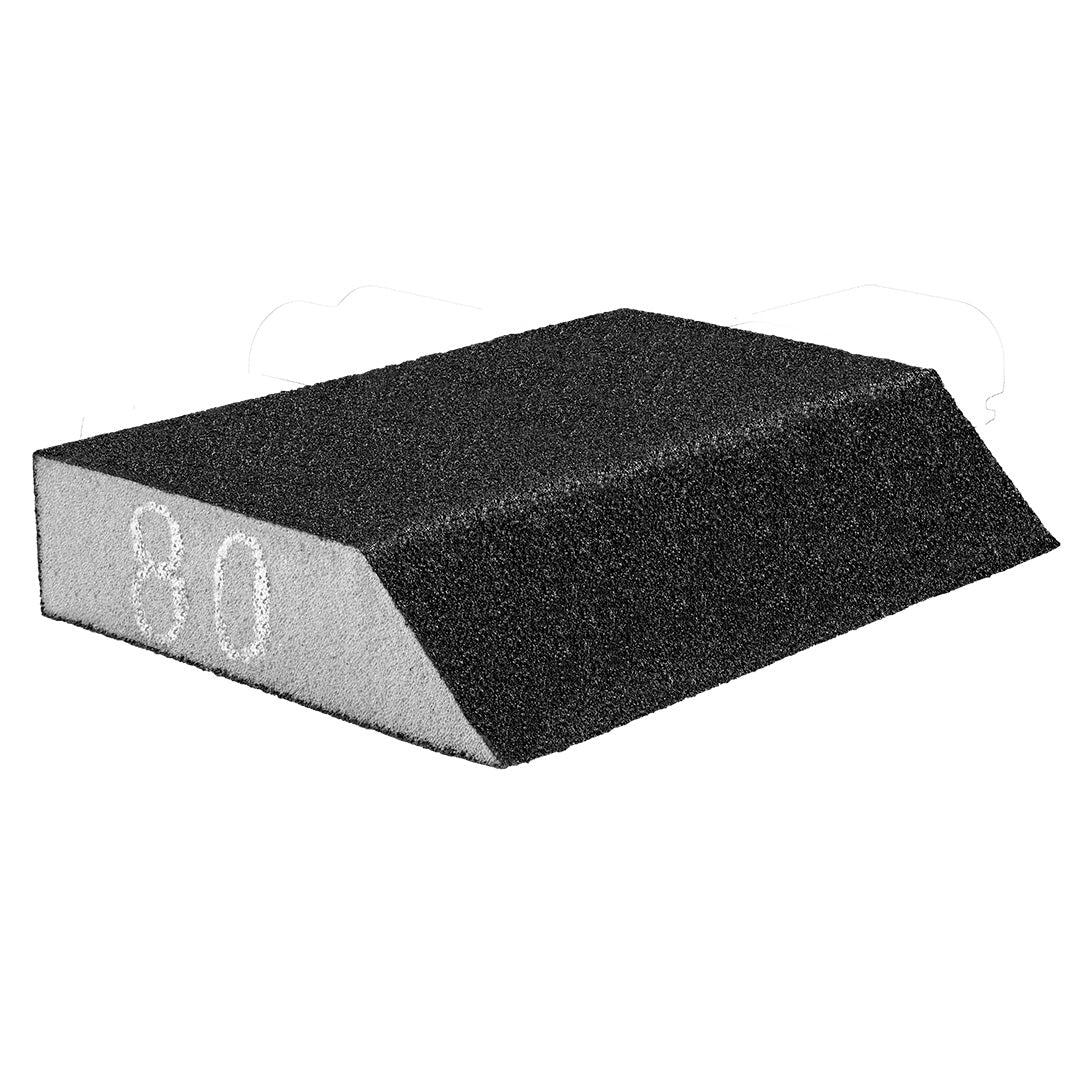 Brúsna špongia 125 x 25 x 90 mm, K80, šikmá od NEO TOOLS nájdeš na naravis.sk