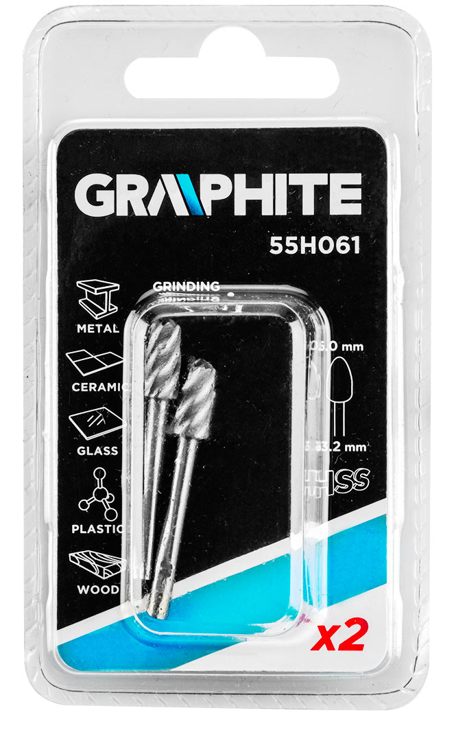 Fréza HSS guľa 6,0 mm, stopka 3,2 mm, 2 ks. od GRAPHITE nájdeš na naravis.sk