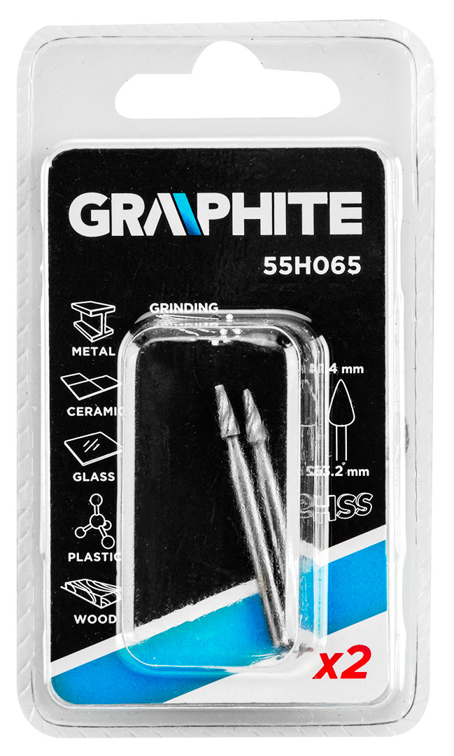HSS kužeľová fréza 1,4 mm, stopka 3,2 mm, 2 ks od GRAPHITE nájdeš na naravis.sk