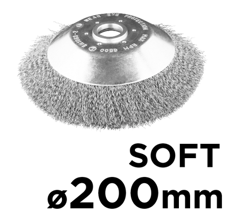 Drôtená kefa na krovinorez, 200 x 25,4 mm, mäkká od GRAPHITE nájdeš na naravis.sk
