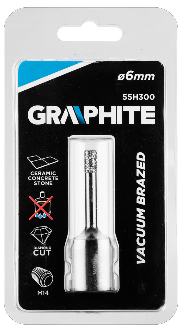 Diamantová píla na otvory 6 mm x M14 od GRAPHITE nájdeš na naravis.sk