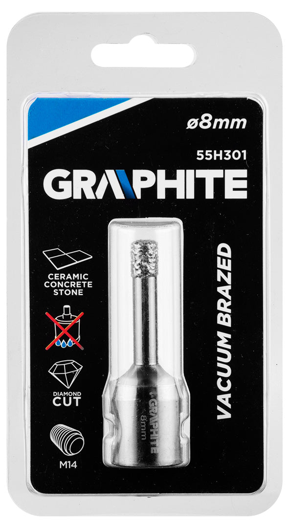 Diamantová píla na otvory 8 mm x M14 od GRAPHITE nájdeš na naravis.sk
