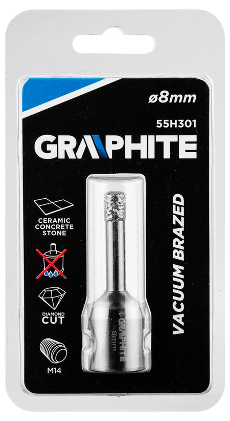 Diamantová píla na otvory 8 mm x M14 od GRAPHITE nájdeš na naravis.sk