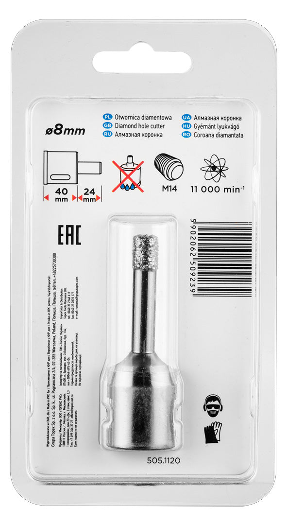 Diamantová píla na otvory 10 mm x M14 od GRAPHITE nájdeš na naravis.sk