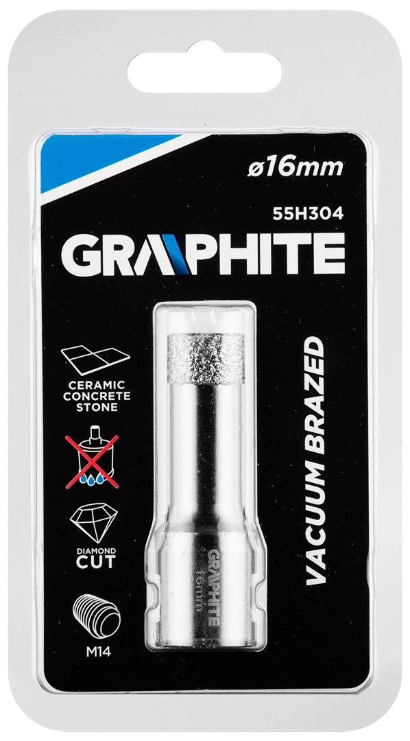 Diamantová dierovacia píla 16 mm x M14 od GRAPHITE nájdeš na naravis.sk