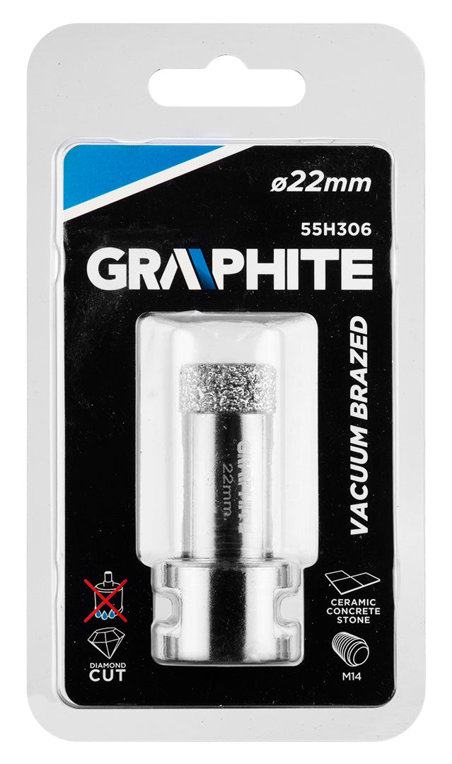 Diamantová dierovacia píla 22 mm x M14 od GRAPHITE nájdeš na naravis.sk