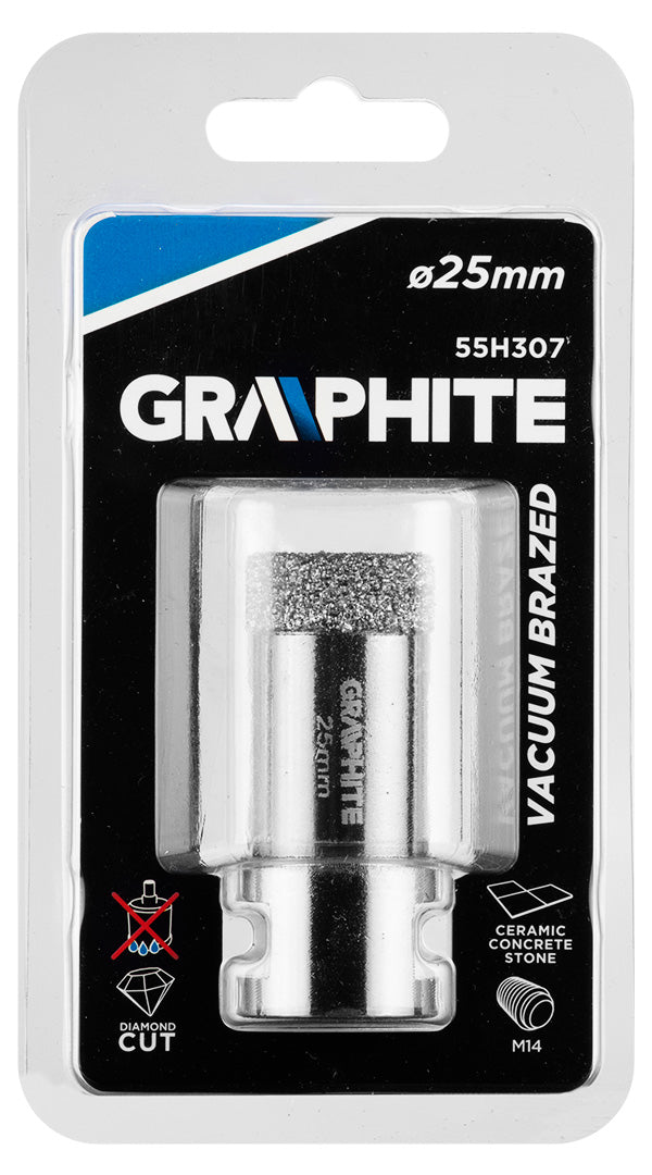 Diamantová dierovacia píla 25 mm x M14 od GRAPHITE nájdeš na naravis.sk