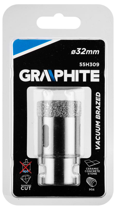 Diamantová dierovacia píla 32 mm x M14 od GRAPHITE nájdeš na naravis.sk