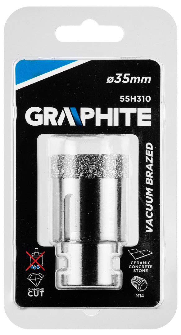 Diamantová dierovacia píla 35 mm x M14 od GRAPHITE nájdeš na naravis.sk