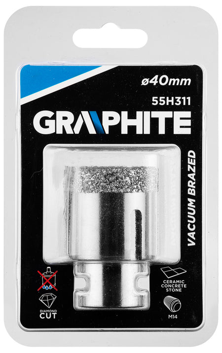Diamantová dierovacia píla 40 mm x M14 od GRAPHITE nájdeš na naravis.sk