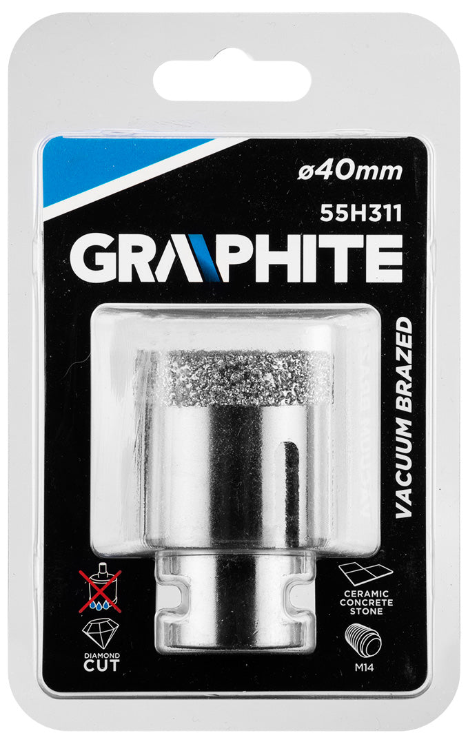 Diamantová dierovacia píla 40 mm x M14 od GRAPHITE nájdeš na naravis.sk