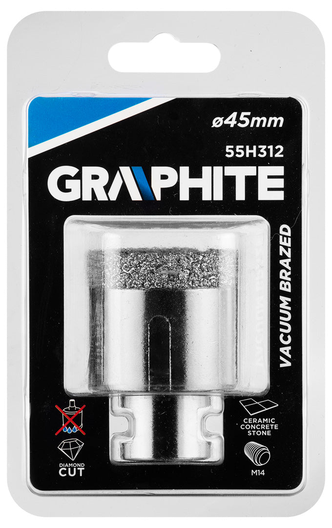 Diamantová dierovacia píla 45 mm x M14 od GRAPHITE nájdeš na naravis.sk