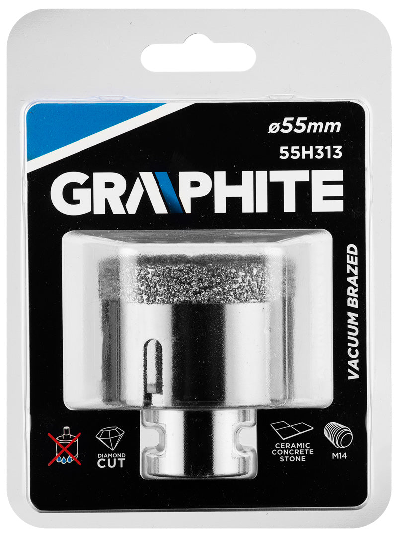 Diamantová dierovacia píla 55 mm x M14 od GRAPHITE nájdeš na naravis.sk