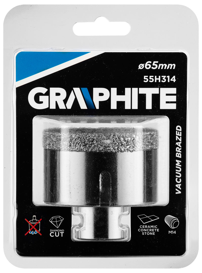 Diamantová dierovacia píla 65 mm x M14 od GRAPHITE nájdeš na naravis.sk