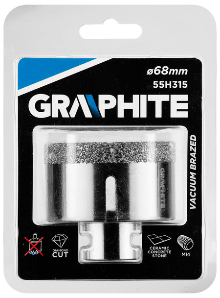 Diamantová dierovacia píla 68 mm x M14 od GRAPHITE nájdeš na naravis.sk