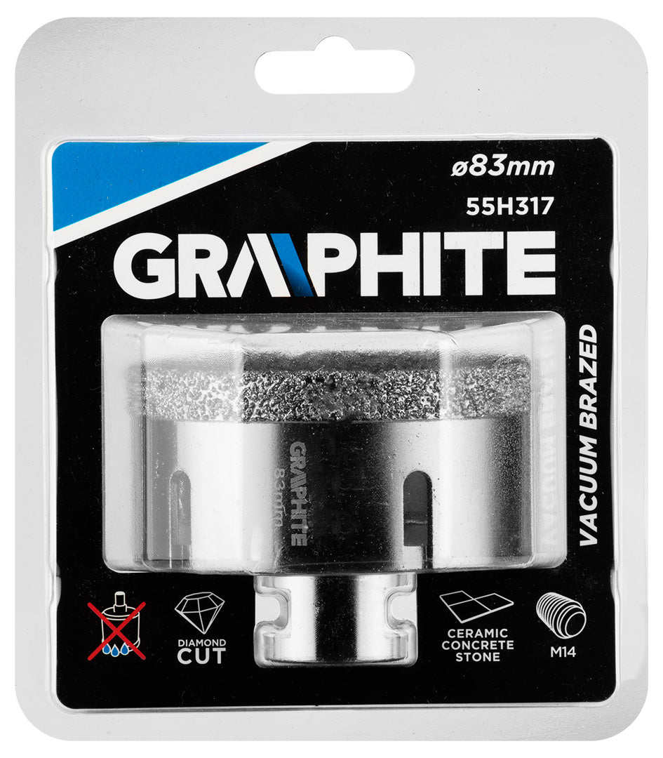 Diamantová fréza 83 mm x M14 od GRAPHITE nájdeš na naravis.sk