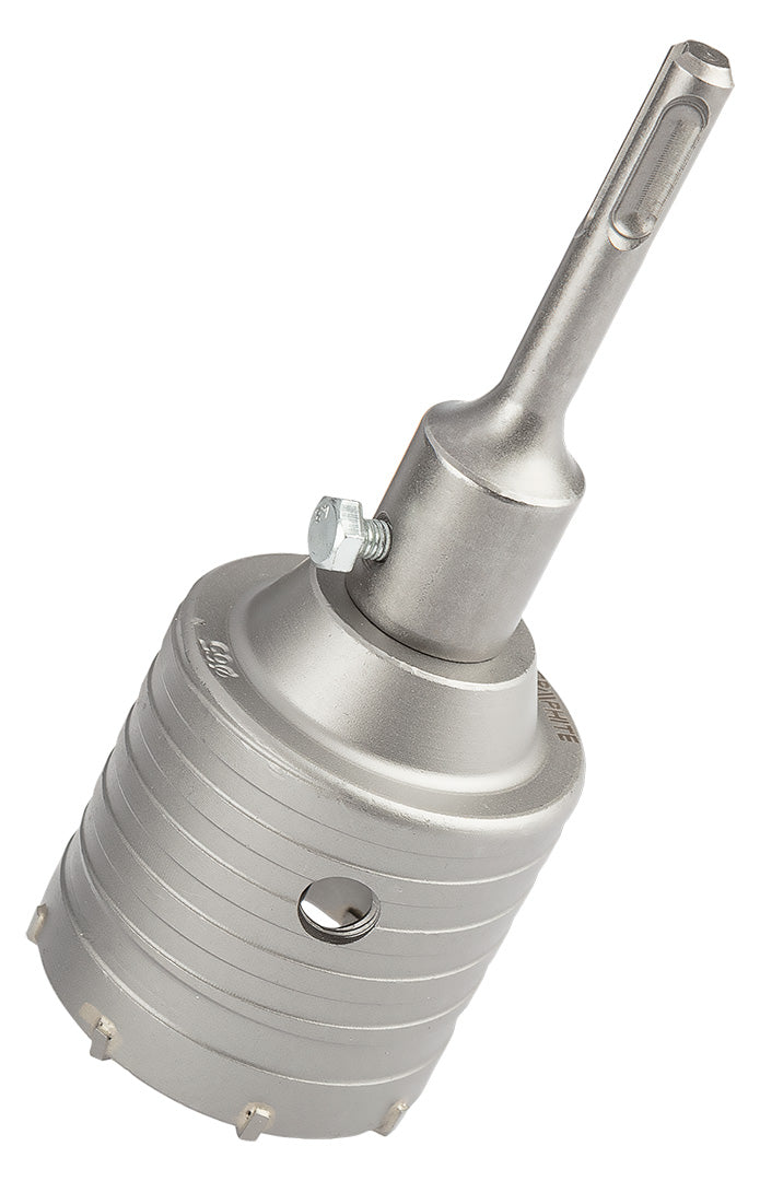 65 mm široká píla na diery s adaptérom SDS+ a pilotným vrtákom od GRAPHITE nájdeš na naravis.sk