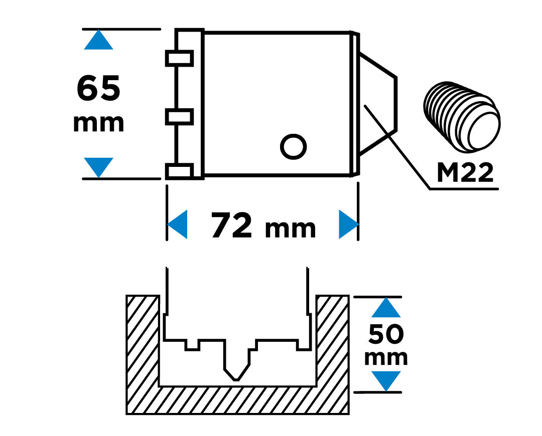 Vidlicová dierovacia píla 65 mm od GRAPHITE nájdeš na naravis.sk