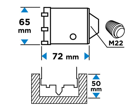 Vidlicová dierovacia píla 65 mm od GRAPHITE nájdeš na naravis.sk