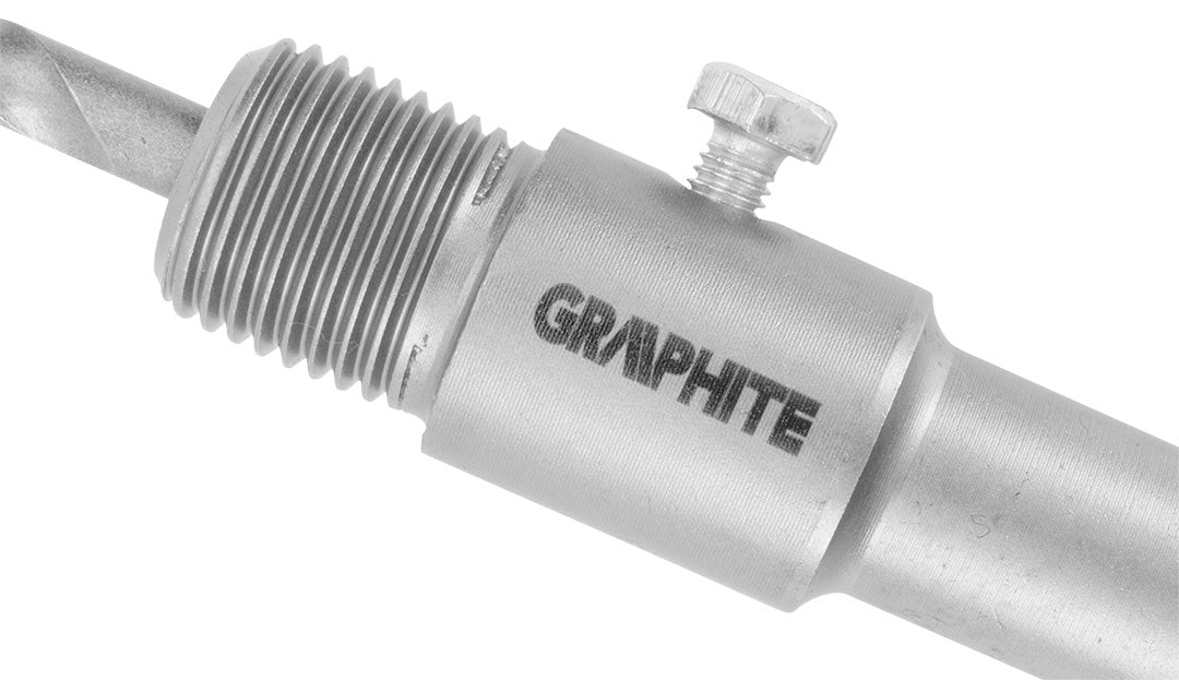 Adaptér pre píly na diery HEX a pilotný vrták M22 200 mm od GRAPHITE nájdeš na naravis.sk