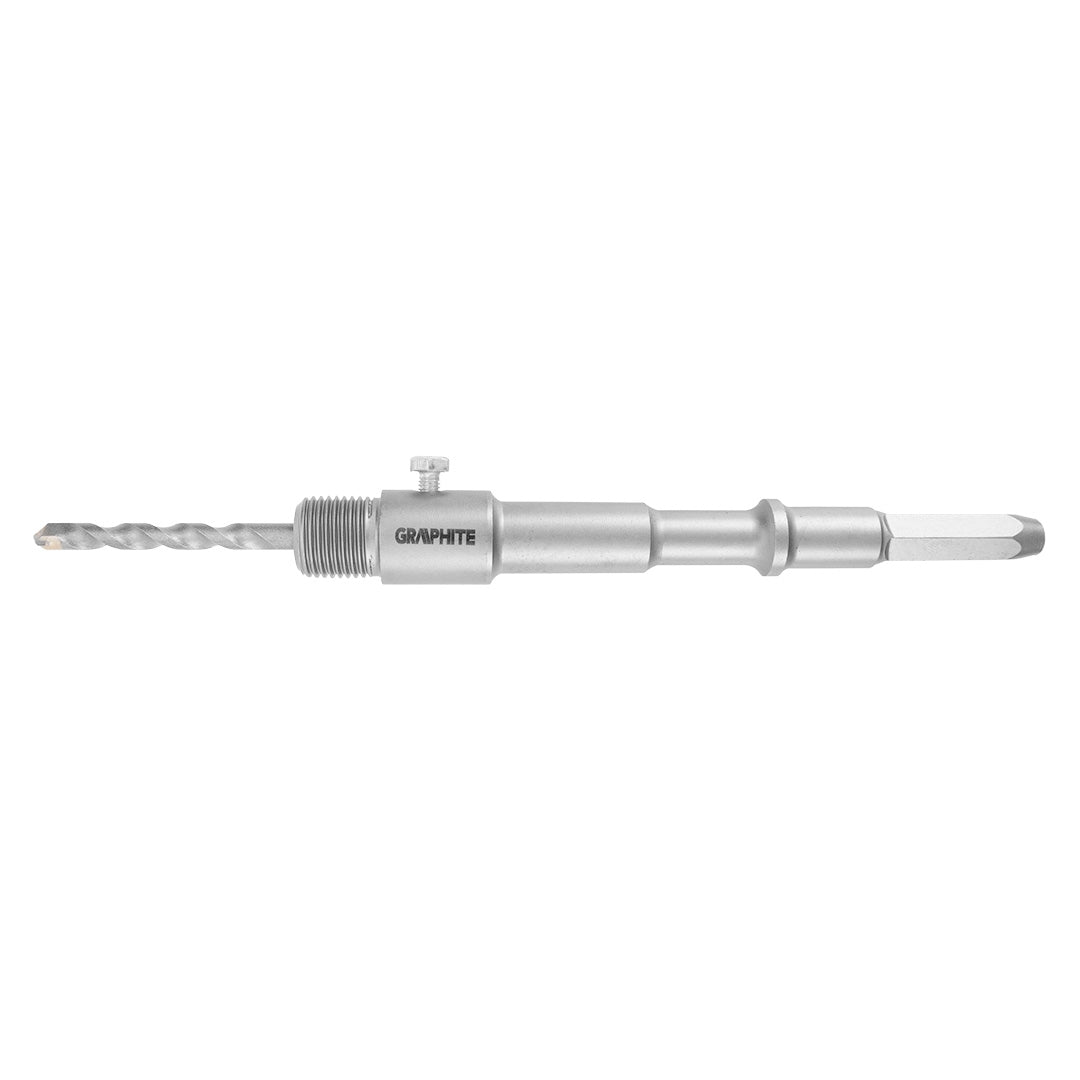 Adaptér pre píly na diery HEX a pilotný vrták M22 200 mm od GRAPHITE nájdeš na naravis.sk