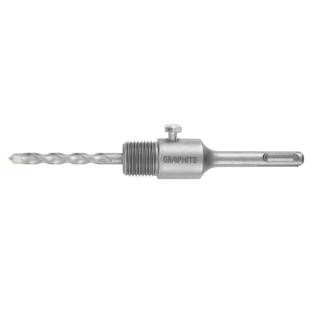 Adaptér pre dierovacie píly SDS Plus a pilotný vrták M22 110 mm od GRAPHITE nájdeš na naravis.sk