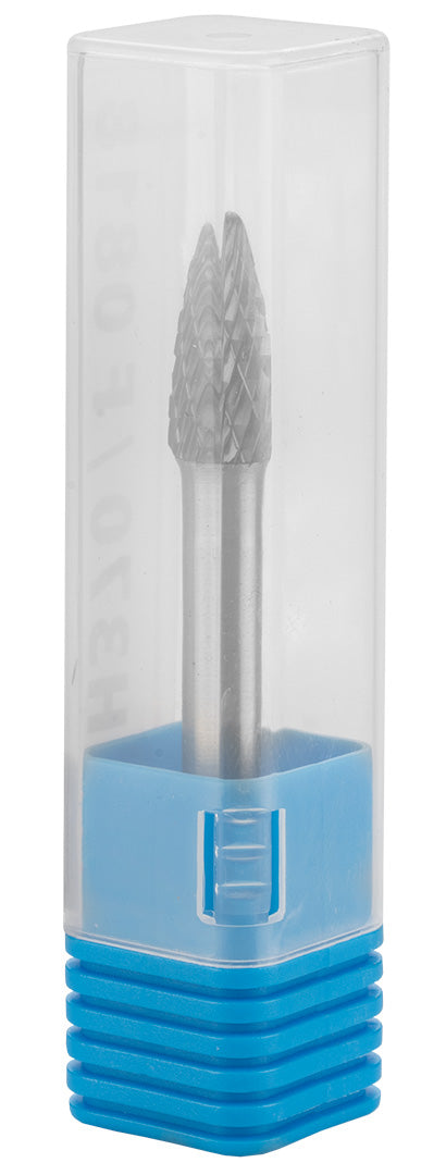 HM fréza na kovy, typ F (špicatá guľatá špička), 8 x 18 mm, stopka 6 x 45 mm od GRAPHITE nájdeš na naravis.sk