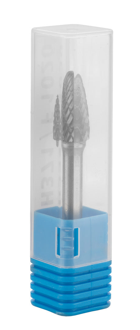 HM fréza na kovy, typ F (špicatá guľatá špička), 10 x 20 mm, stopka 6 x 45 mm od GRAPHITE nájdeš na naravis.sk