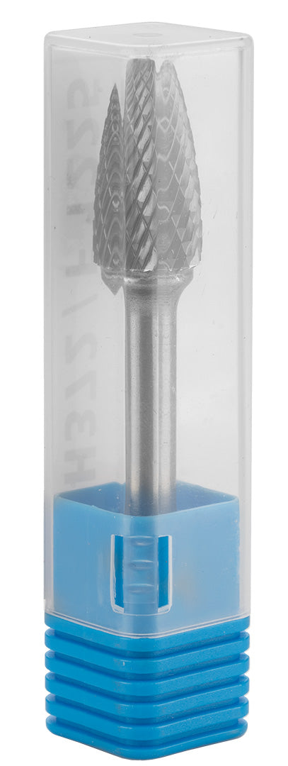 HM fréza na rezanie kovov typ F (špicatá guľatá špička), 12 x 25 mm, stopka 6 x 45 mm od GRAPHITE nájdeš na naravis.sk