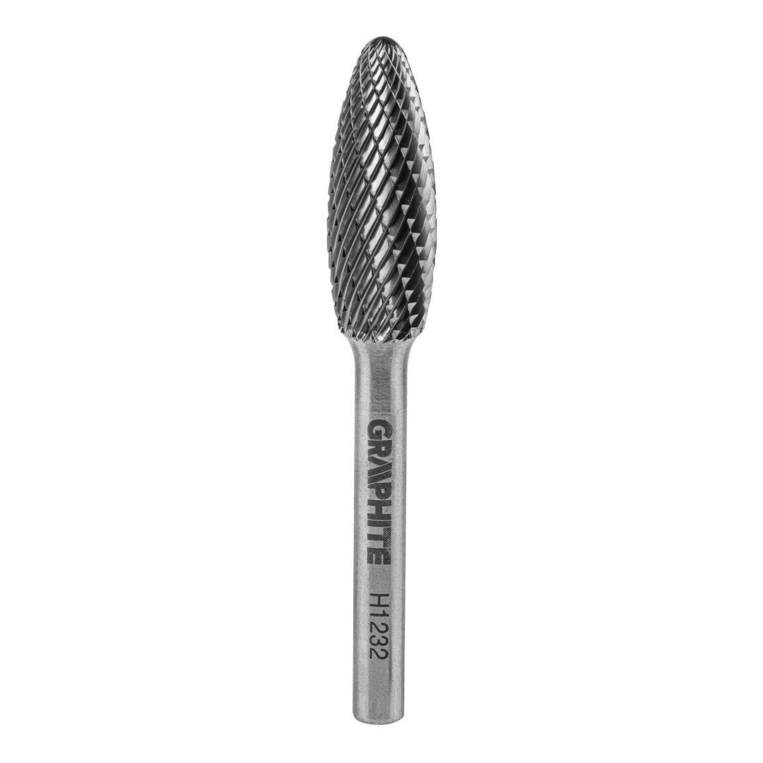 HM fréza na rezanie kovov typ H (plameňová fréza), 12 x 32 mm, stopka 6 x 45 mm od GRAPHITE nájdeš na naravis.sk