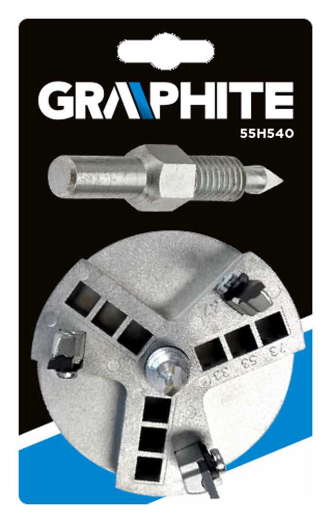 Sekáč na otvory do glazúry, štvorrozsahový, 33, 53, 67 a 73 mm od GRAPHITE nájdeš na naravis.sk