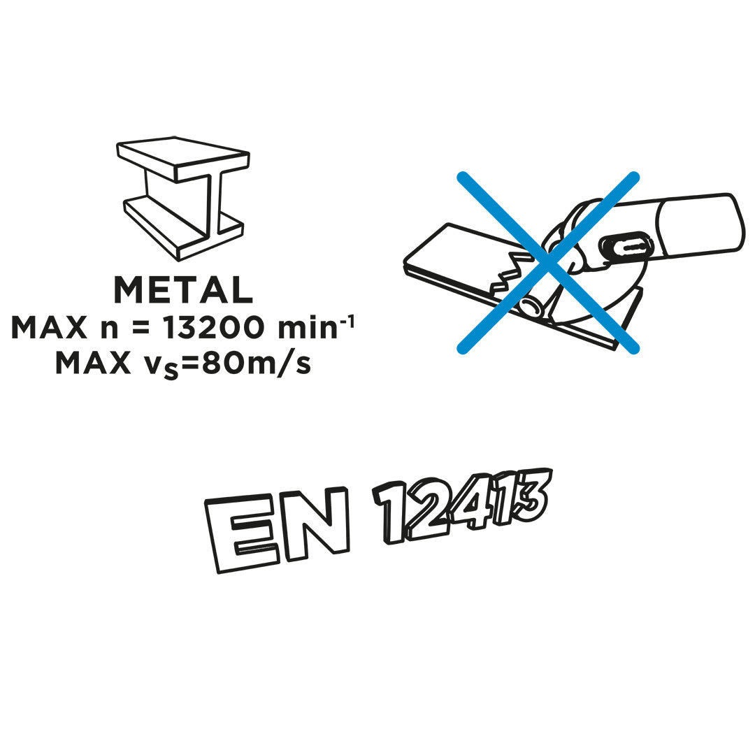 Rezacie kotúče na kov 115 x 1,0 x 22,2 mm, 41 A60-T-BF, 10 ks fólie od GRAPHITE nájdeš na naravis.sk