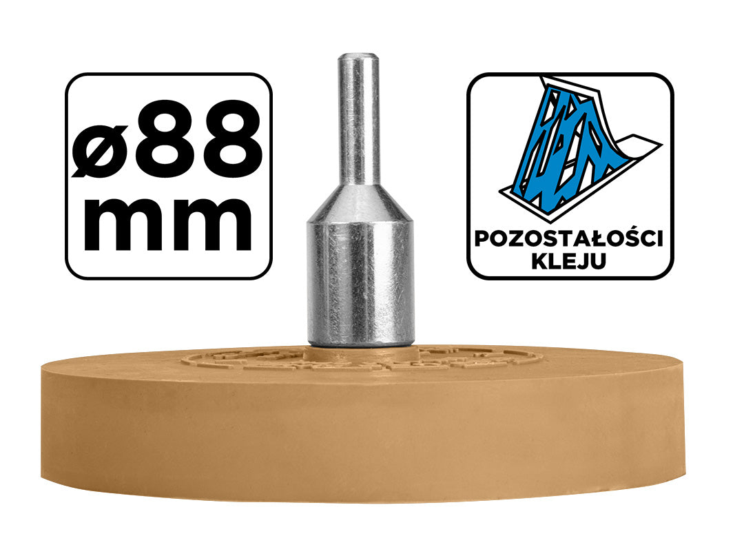 Kotúč na odstraňovanie lepidla 88 mm od GRAPHITE nájdeš na naravis.sk