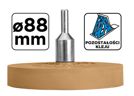 Kotúč na odstraňovanie lepidla 88 mm od GRAPHITE nájdeš na naravis.sk