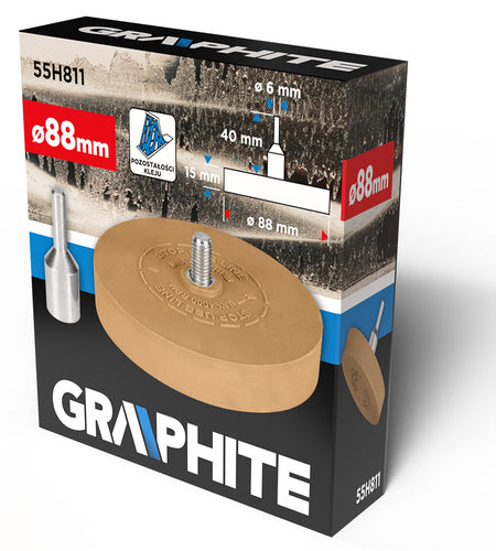 Kotúč na odstraňovanie lepidla 88 mm od GRAPHITE nájdeš na naravis.sk