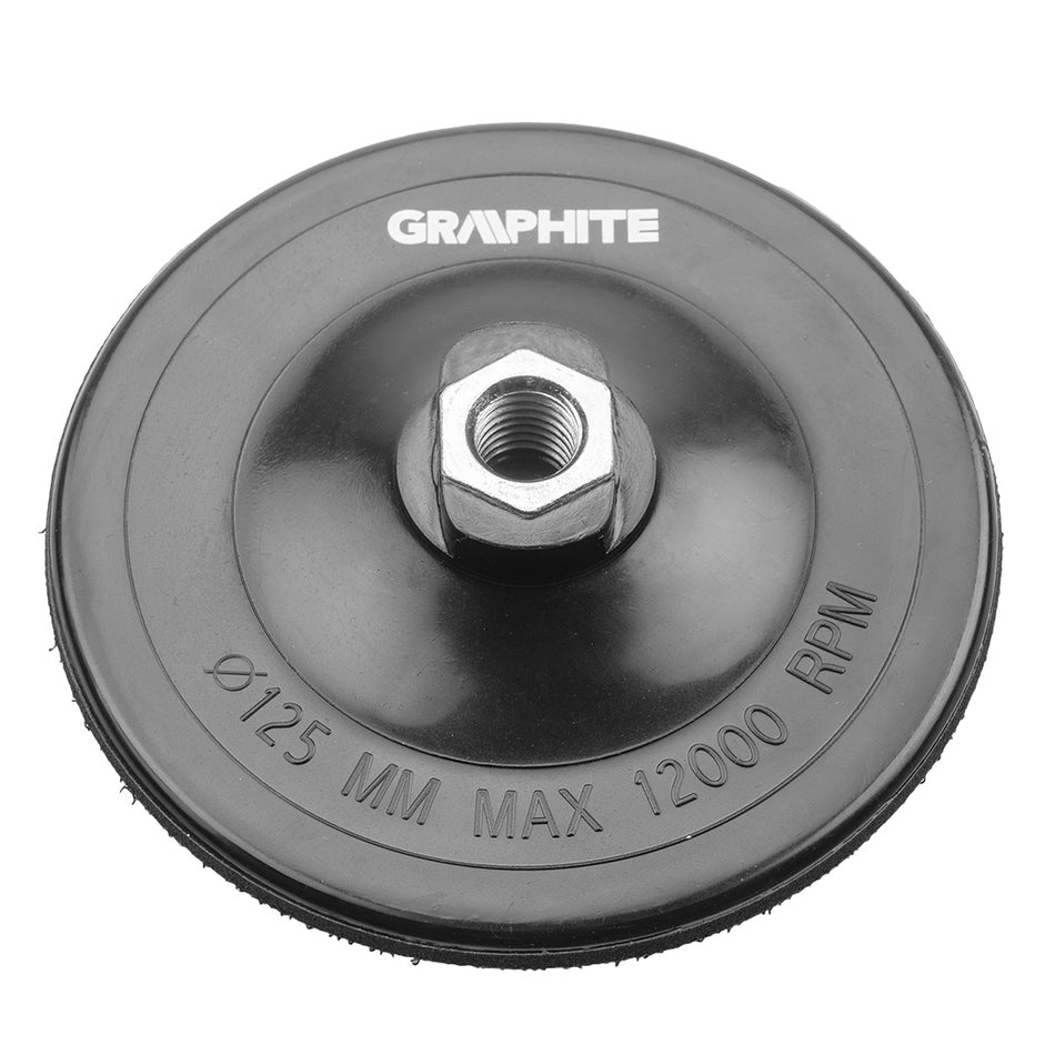 Pružný kotúč na suchý zips 125 mm x M14 od GRAPHITE nájdeš na naravis.sk